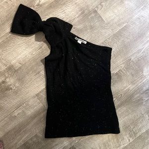 Autumn Cashmere, one shoulder sweater